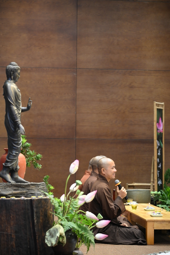 The meditation–tea night tranquility day