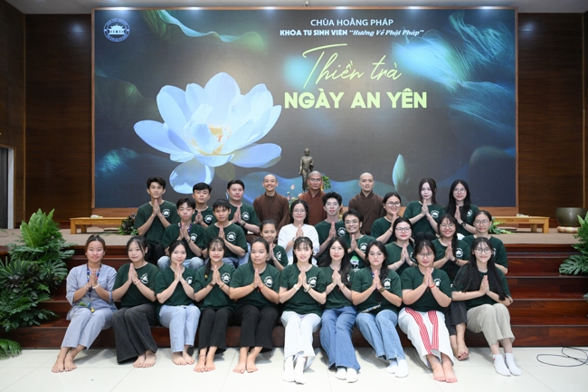 The meditation–tea night tranquility day