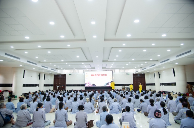 Opening the 106th Seven-Day Retreat