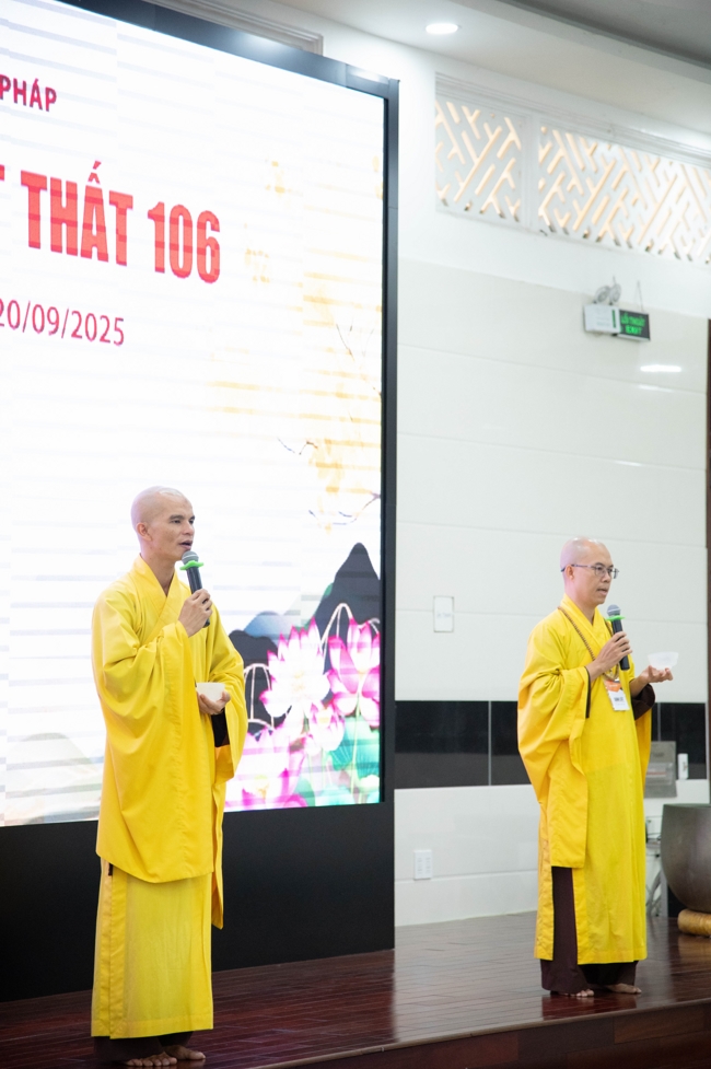 Opening the 106th Seven-Day Retreat