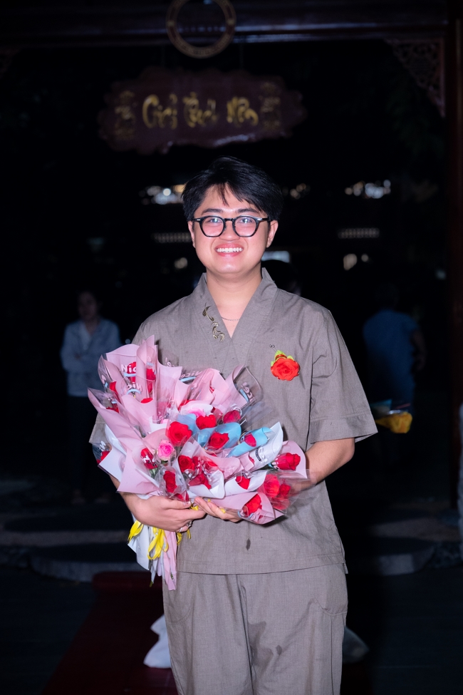 Candle Lighting Night of Ullambana Ceremony holding by Hieu and Thuong Group