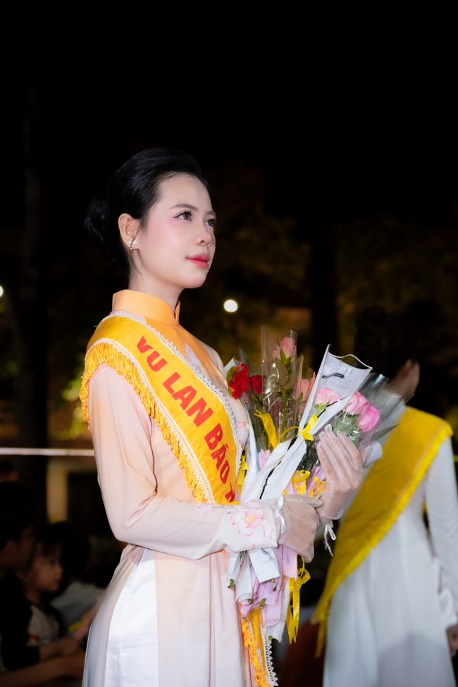 Candle Lighting Night of Ullambana Ceremony holding by Hieu and Thuong Group
