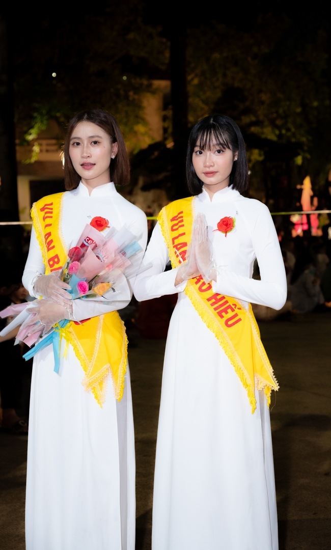 Candle Lighting Night of Ullambana Ceremony holding by Hieu and Thuong Group