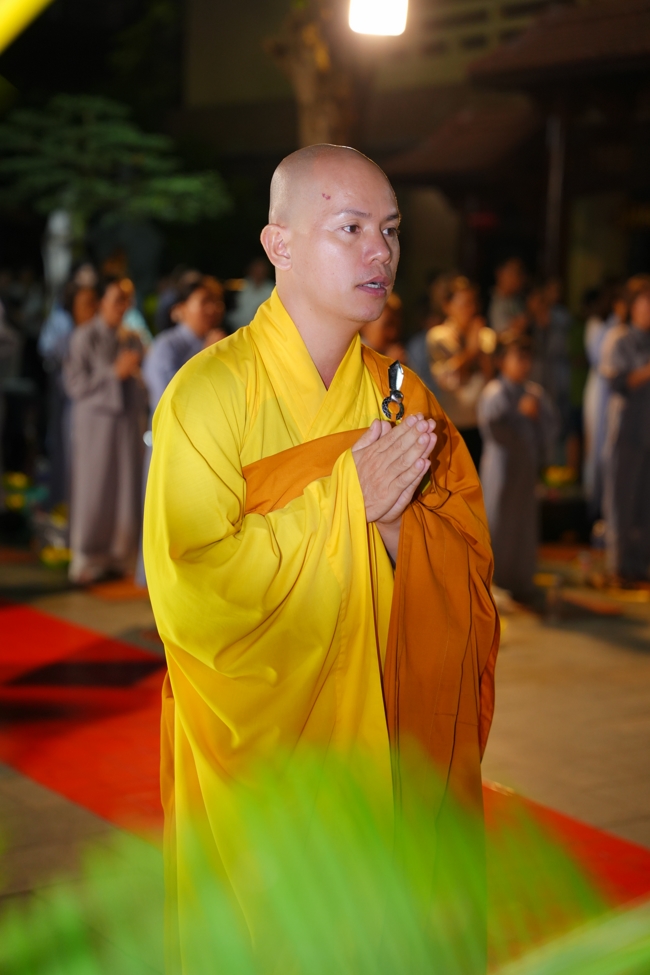 Candle Lighting Night of Ullambana Ceremony holding by Hieu and Thuong Group