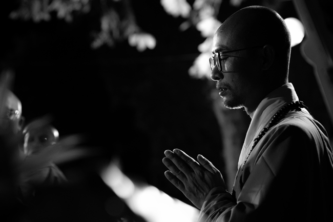 Candle Lighting Night of Ullambana Ceremony holding by Hieu and Thuong Group