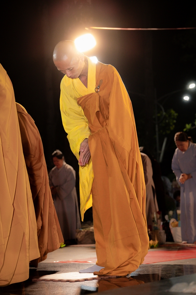 Candle Lighting Night of Ullambana Ceremony holding by Hieu and Thuong Group