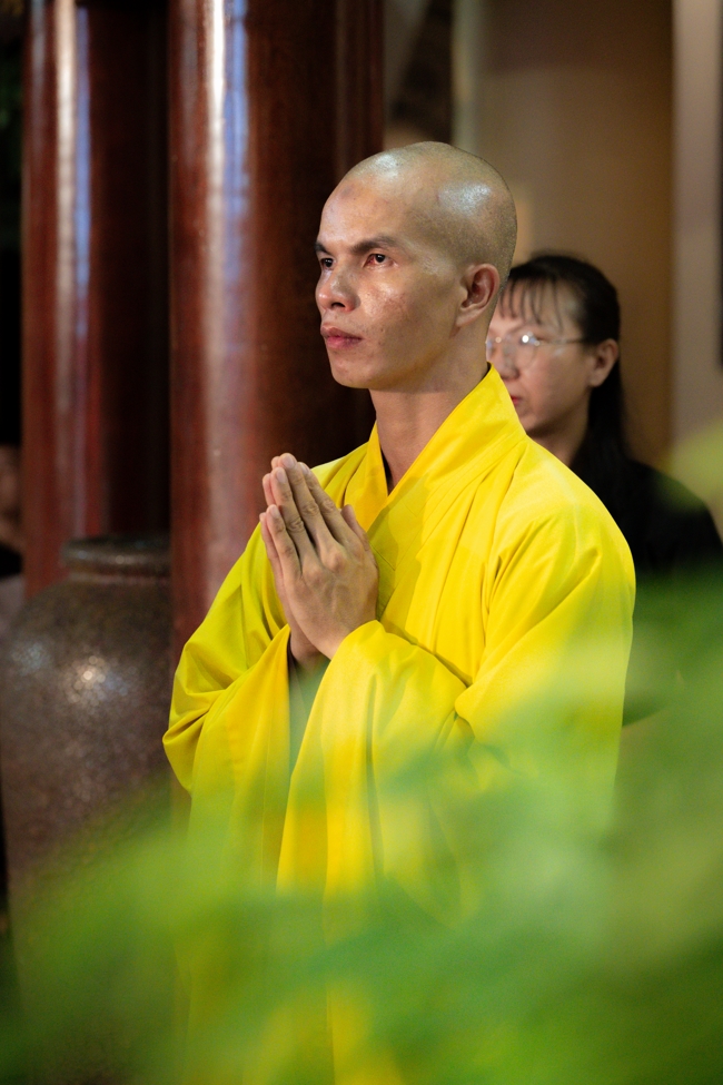 Candle Lighting Night of Ullambana Ceremony holding by Hieu and Thuong Group