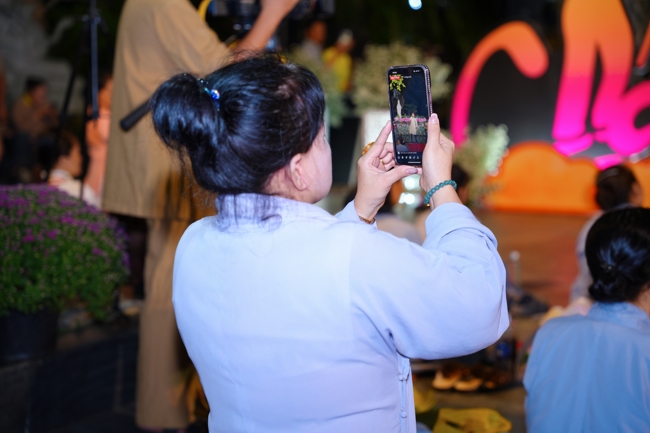 Candle Lighting Night of Ullambana Ceremony holding by Hieu and Thuong Group