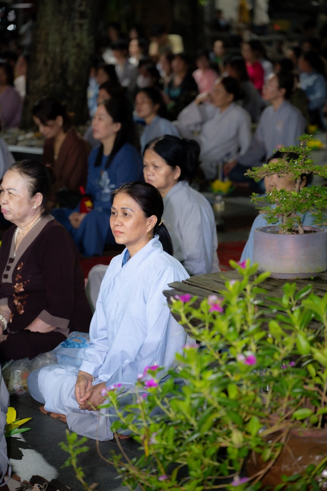 Candle Lighting Night of Ullambana Ceremony holding by Hieu and Thuong Group