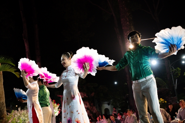 Candle Lighting Night of Ullambana Ceremony holding by Hieu and Thuong Group