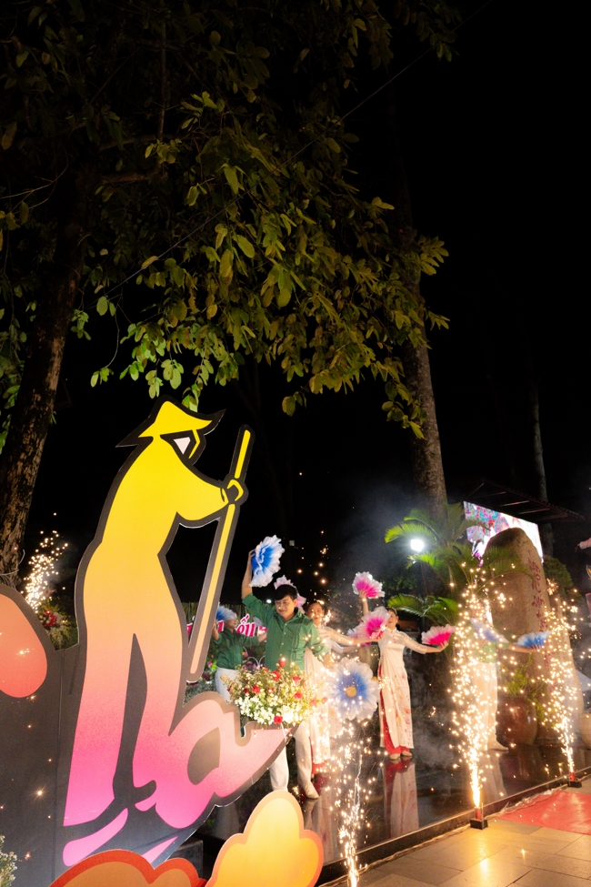 Candle Lighting Night of Ullambana Ceremony holding by Hieu and Thuong Group