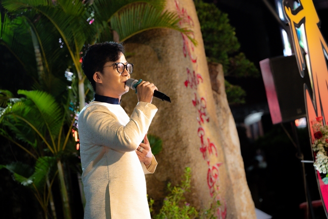 Candle Lighting Night of Ullambana Ceremony holding by Hieu and Thuong Group