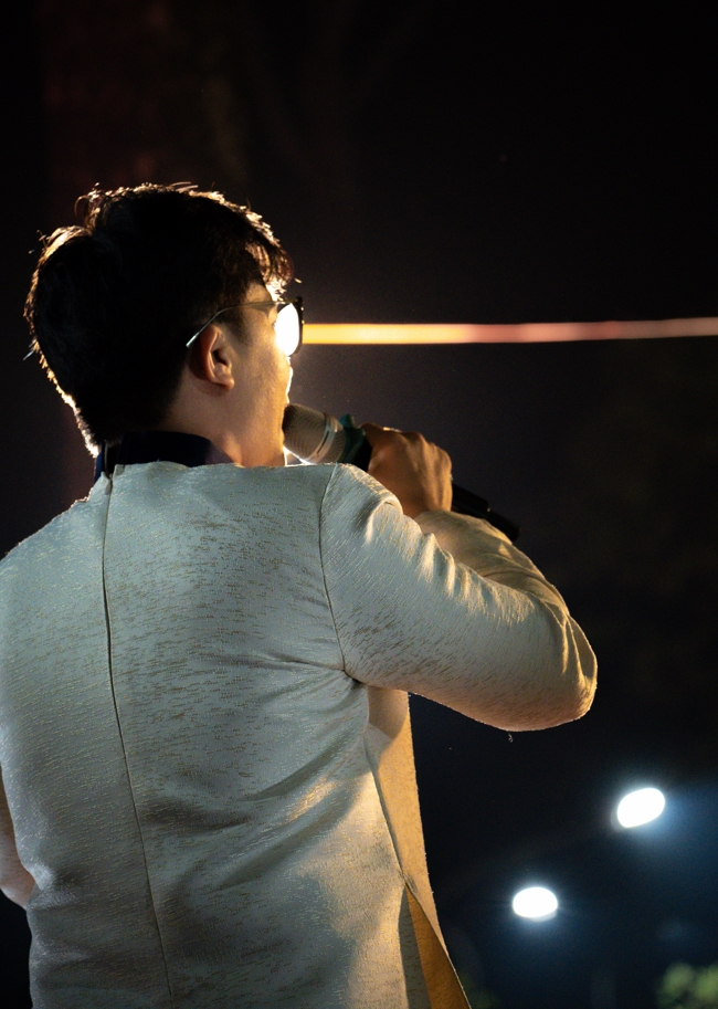 Candle Lighting Night of Ullambana Ceremony holding by Hieu and Thuong Group