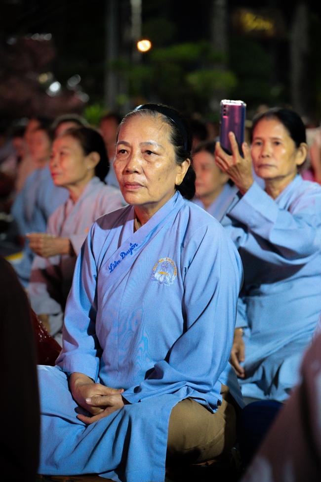 Candle Lighting Night of Ullambana Ceremony holding by Hieu and Thuong Group