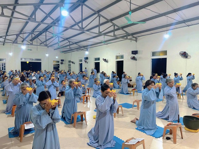 Ullambana Ceremony merit cultivation retreat 2025 at Dong Cao Pagoda, Thanh Hoa