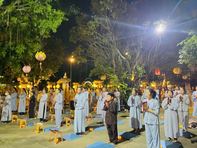 Ullambana Ceremony merit cultivation retreat 2025 at Dong Cao Pagoda, Thanh Hoa