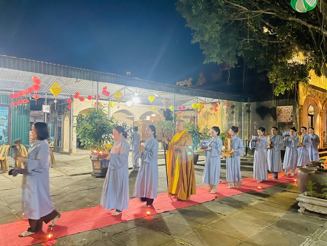 Ullambana Ceremony merit cultivation retreat 2025 at Dong Cao Pagoda, Thanh Hoa