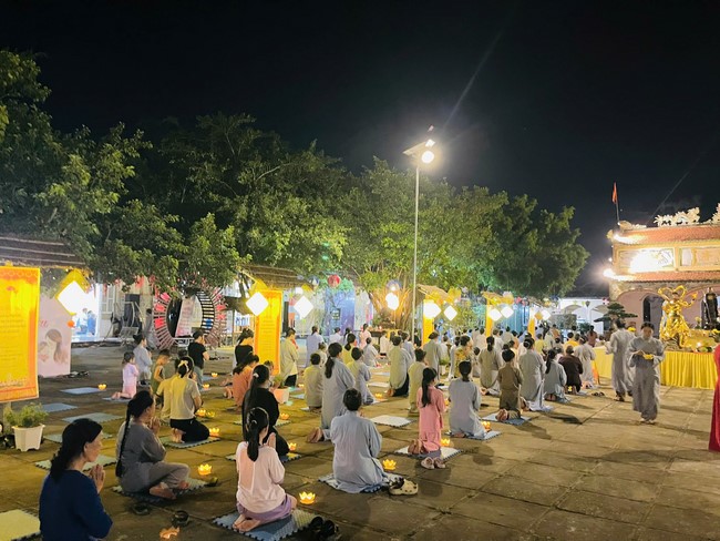Ullambana Ceremony merit cultivation retreat 2025 at Dong Cao Pagoda, Thanh Hoa