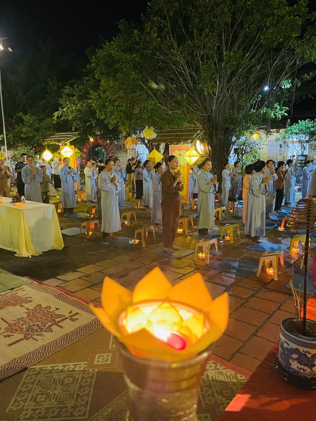 Ullambana Ceremony merit cultivation retreat 2025 at Dong Cao Pagoda, Thanh Hoa