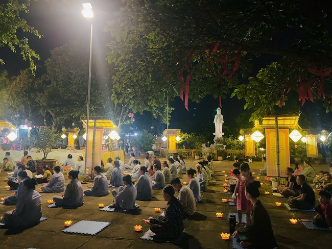 Ullambana Ceremony merit cultivation retreat 2025 at Dong Cao Pagoda, Thanh Hoa