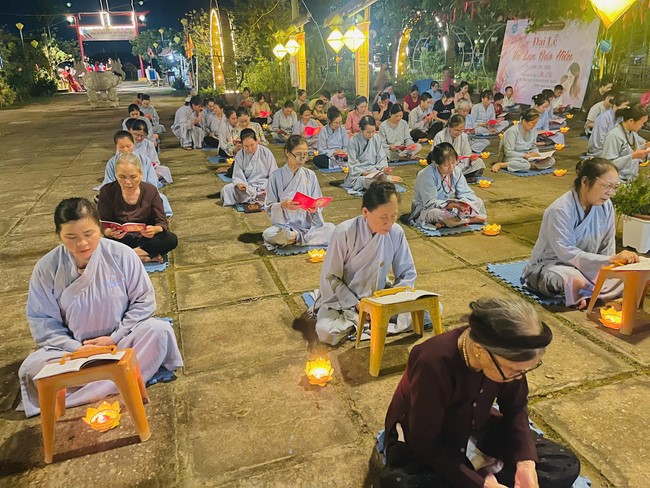 Ullambana Ceremony merit cultivation retreat 2025 at Dong Cao Pagoda, Thanh Hoa