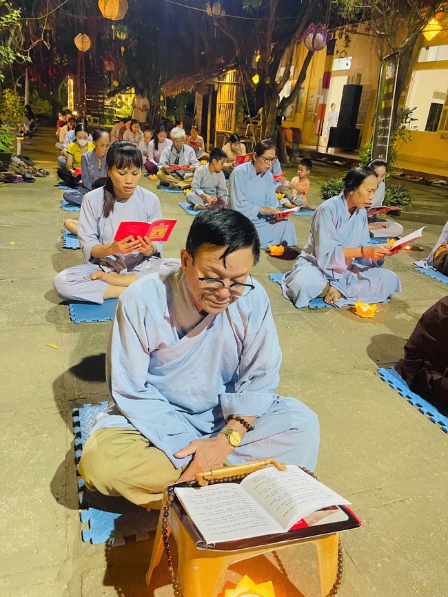 Ullambana Ceremony merit cultivation retreat 2025 at Dong Cao Pagoda, Thanh Hoa
