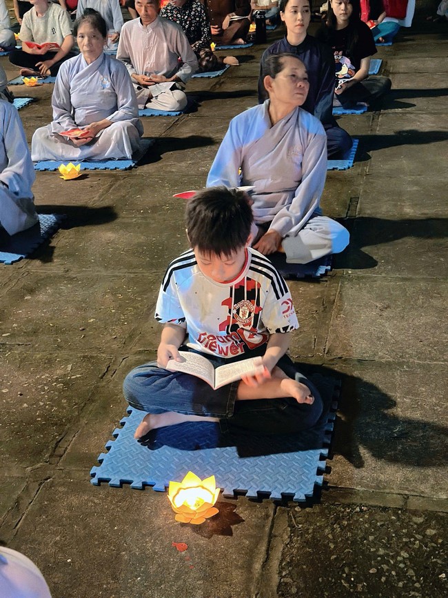 Ullambana Ceremony merit cultivation retreat 2025 at Dong Cao Pagoda, Thanh Hoa