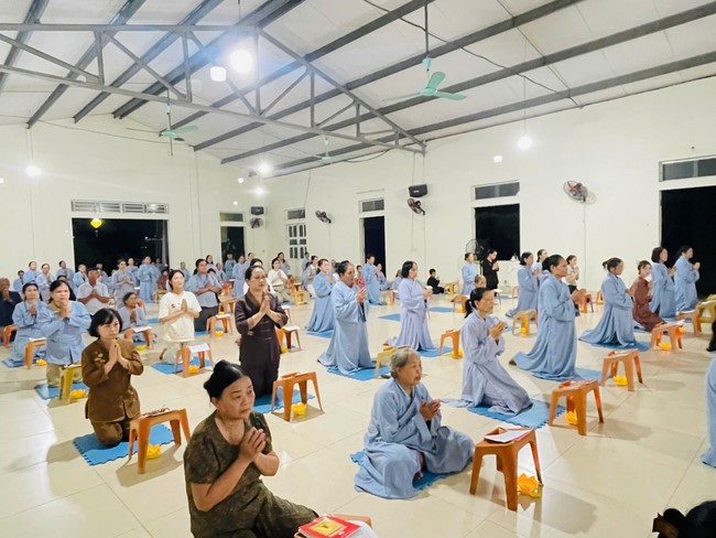 Ullambana Ceremony merit cultivation retreat 2025 at Dong Cao Pagoda, Thanh Hoa