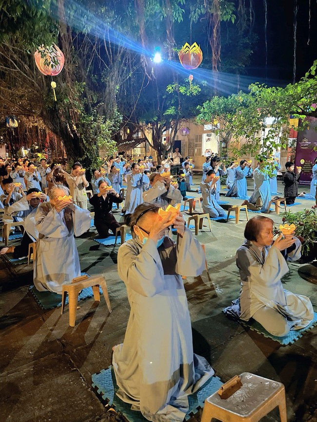 Ullambana Ceremony merit cultivation retreat 2025 at Dong Cao Pagoda, Thanh Hoa