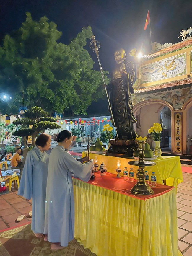 Ullambana Ceremony merit cultivation retreat 2025 at Dong Cao Pagoda, Thanh Hoa