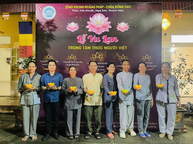 Ullambana Ceremony merit cultivation retreat 2025 at Dong Cao Pagoda, Thanh Hoa