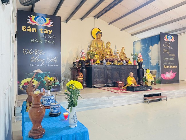 Ullambana Ceremony merit cultivation retreat 2025 at Dong Cao Pagoda, Thanh Hoa