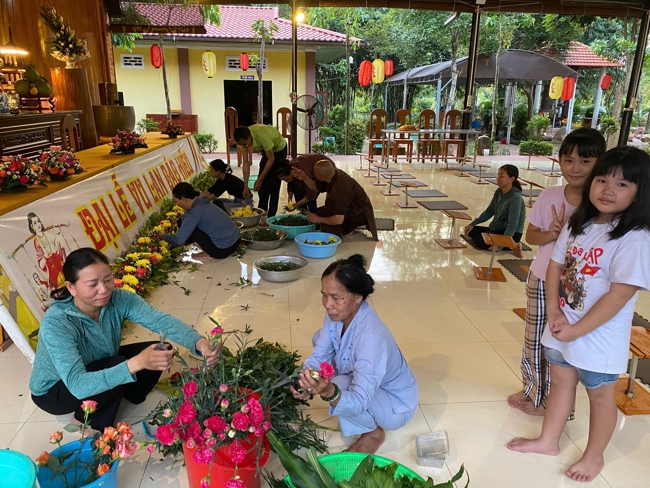 The Ullambana Great Ceremony 2025 at Suoi Phap pagoda, Tay Ninh