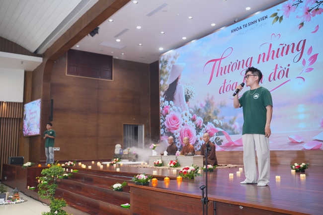 BUỔI TOẠ ĐÀM “THƯƠNG NHỮNG ĐÓA HOA ĐỜI” TRƯỚC THỀM KHÓA TU “SINH VIÊN HƯỚNG VỀ PHẬT PHÁP”.