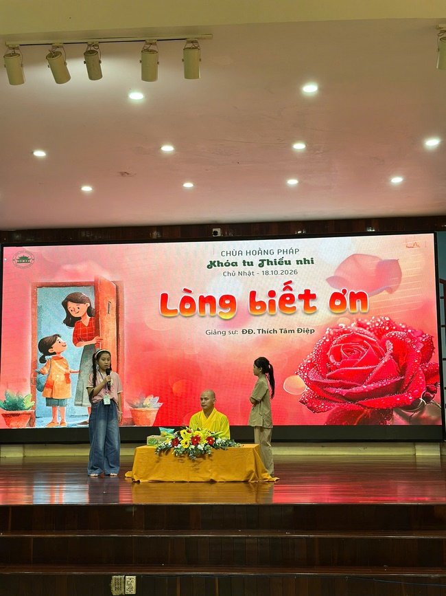 KHÓA TU THIẾU NHI EM VỀ BÊN PHẬT LẦN THỨ 79.