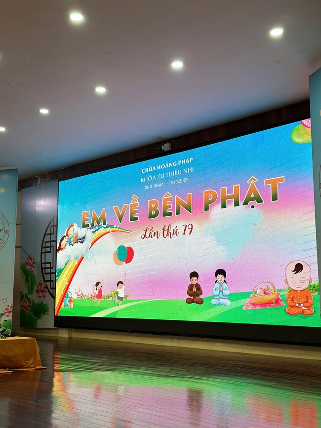 KHÓA TU THIẾU NHI EM VỀ BÊN PHẬT LẦN THỨ 79.
