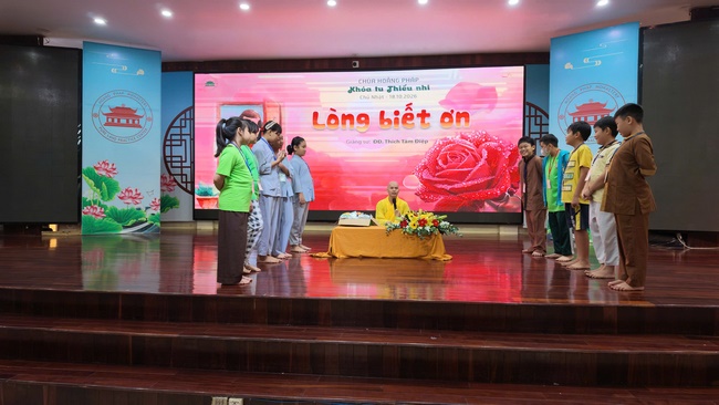 KHÓA TU THIẾU NHI EM VỀ BÊN PHẬT LẦN THỨ 79.