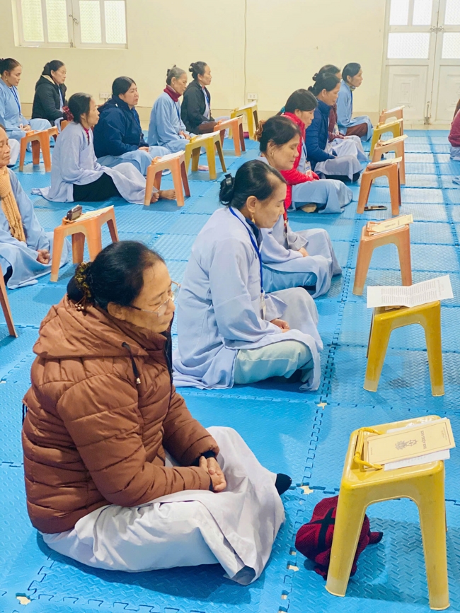 Chùa Đống Cao (Thanh Hóa) - Khoá tu cuối năm: Lễ tất niên và phát quà tết Bính Ngọ.