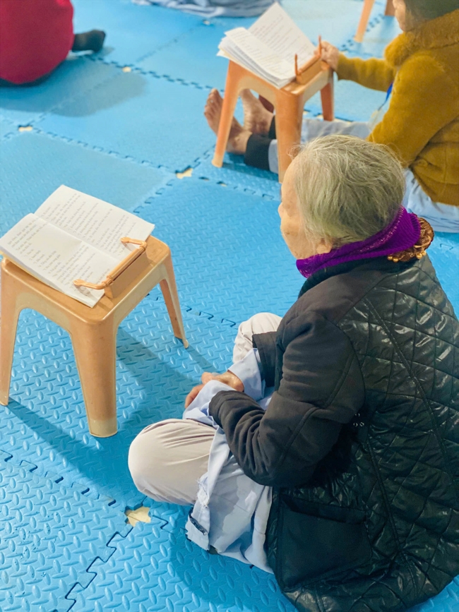 Chùa Đống Cao (Thanh Hóa) - Khoá tu cuối năm: Lễ tất niên và phát quà tết Bính Ngọ.