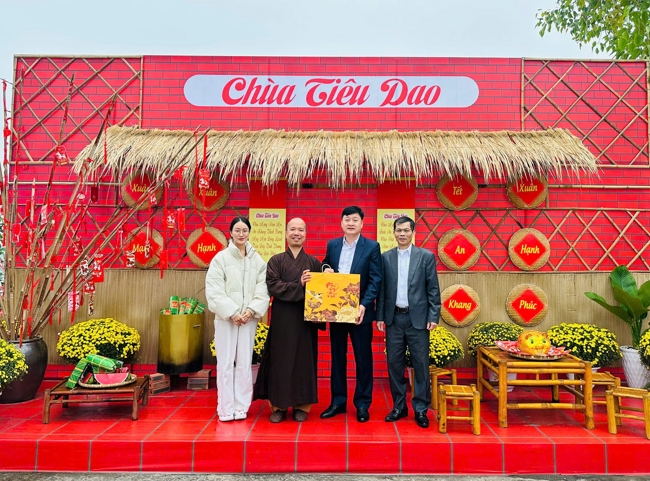 Chùa Tiêu Dao - Quảng Ninh trang trọng đón tiếp các đoàn lãnh đạo Sở và các ban, ngành đến thăm, chúc Tết Bính Ngọ 2026.