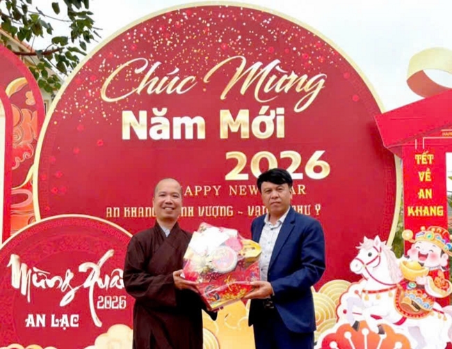 Chùa Tiêu Dao - Quảng Ninh trang trọng đón tiếp các đoàn lãnh đạo Sở và các ban, ngành đến thăm, chúc Tết Bính Ngọ 2026.