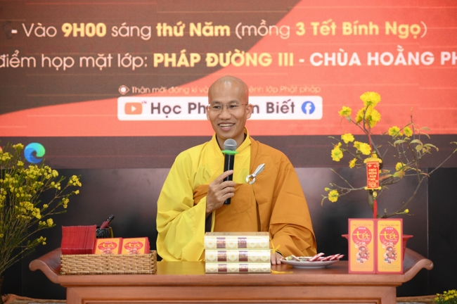 Lớp Phật Pháp Ứng Dụng Hoằng Pháp: Học tu 3 ngày Tết Bính Ngọ 2026