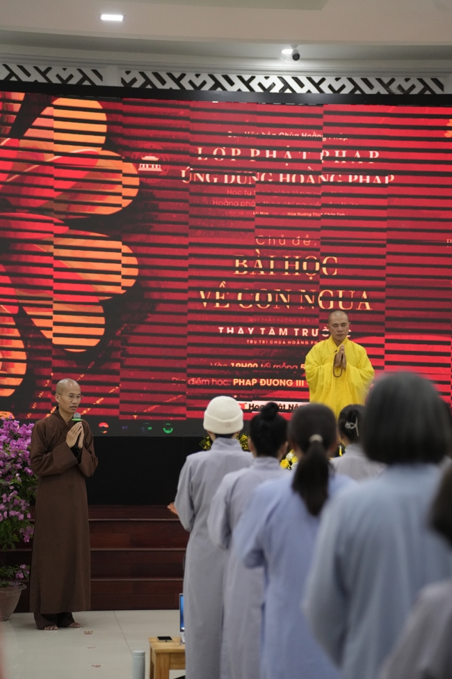 Lớp Phật Pháp Ứng Dụng Hoằng Pháp: Học tu 3 ngày Tết Bính Ngọ 2026