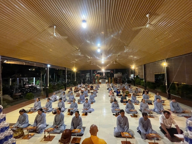 Chùa Suối Pháp – Tây Ninh: Khóa lễ sám hối