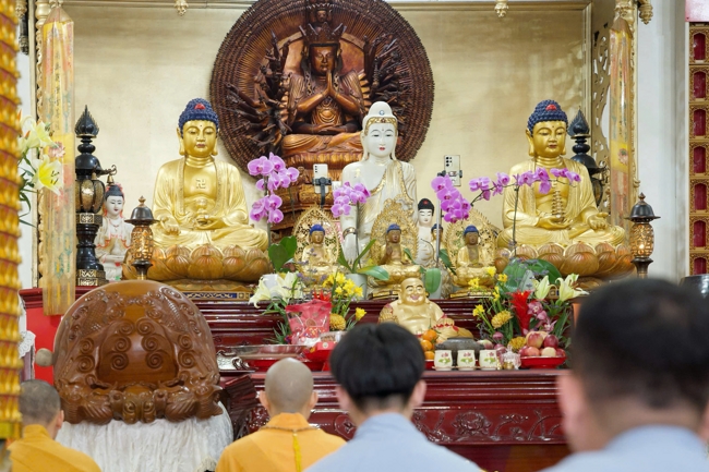Medicine Buddha Dharma Assembly of Praying-for-Peace in the early spring of the Horse Year in Taiwan