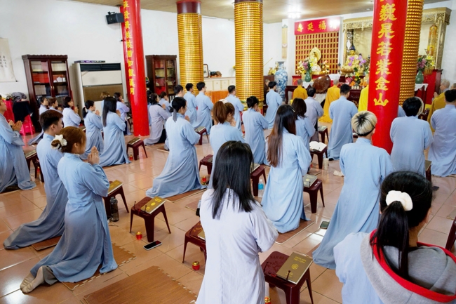 Medicine Buddha Dharma Assembly of Praying-for-Peace in the early spring of the Horse Year in Taiwan