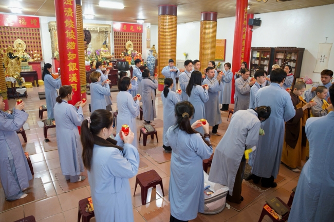 Medicine Buddha Dharma Assembly of Praying-for-Peace in the early spring of the Horse Year in Taiwan