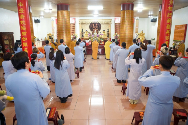 Medicine Buddha Dharma Assembly of Praying-for-Peace in the early spring of the Horse Year in Taiwan