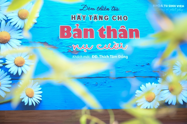 Đêm thiền trà - Khóa tu sinh viên “Hướng về Phật pháp.