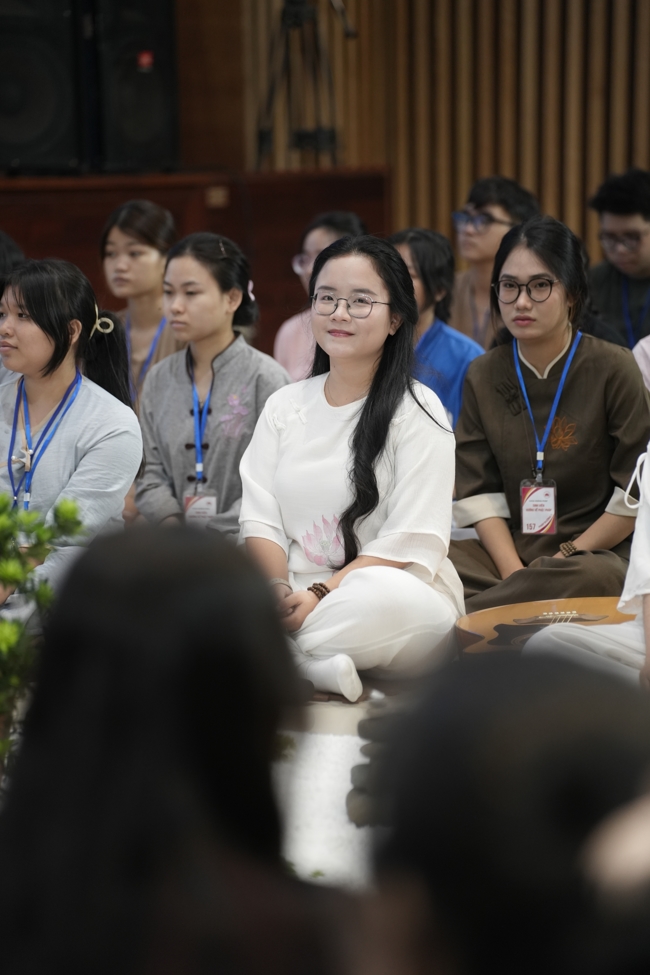 Đêm thiền trà - Khóa tu sinh viên “Hướng về Phật pháp.